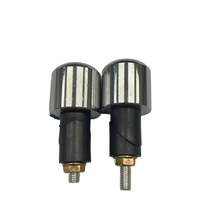 Tapones de Extremo de Manillar para Motocicleta TVS HLX125, Amortiguadores de Vibración con Peso