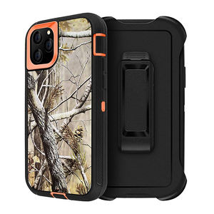 Officiële Kwaliteit Camo Verdediger Case Voor Iphone 13 <span class=keywords><strong>Pro</strong></span> Max Met Riem Clip Zware Full-Body Robuuste Bepantsering Beschermhoes - Product Image 1