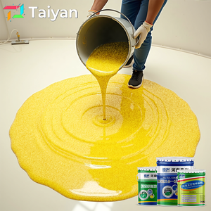 Độ bóng cao bằng đá cẩm thạch có hiệu lực nước dựa trên lớp phủ Sàn epoxy màu cát tự san lấp mặt bằng kho sàn sơn - Product Image 3