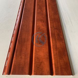 Panel de Techo de PVC Laminado con Película de Madera para Ventilación Exterior, Impermeable, de 12 Pulgadas, Personalizado, para Aleros de Techo - Product Image 6