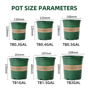 Pot de fleurs et de légumes d'intérieur avec trou de drainage, décoration de jardin domestique, jardinière de sol durable à motif de dessin animé - Product Image 3