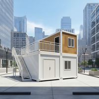 Casa Prefabricada Moderna de Acero, Estructura Metálica, Garaje para Dos o Tres Autos, Kit de Construcción, Taller, Sala de Exposiciones, en Venta, Hecho en China