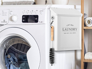 Nouveauté : Poubelle magnétique en métal à fixer au mur ou sur table avec brosse – Produit essentiel <span class=keywords><strong>pour</strong></span> la salle de lavage - Product Image 6