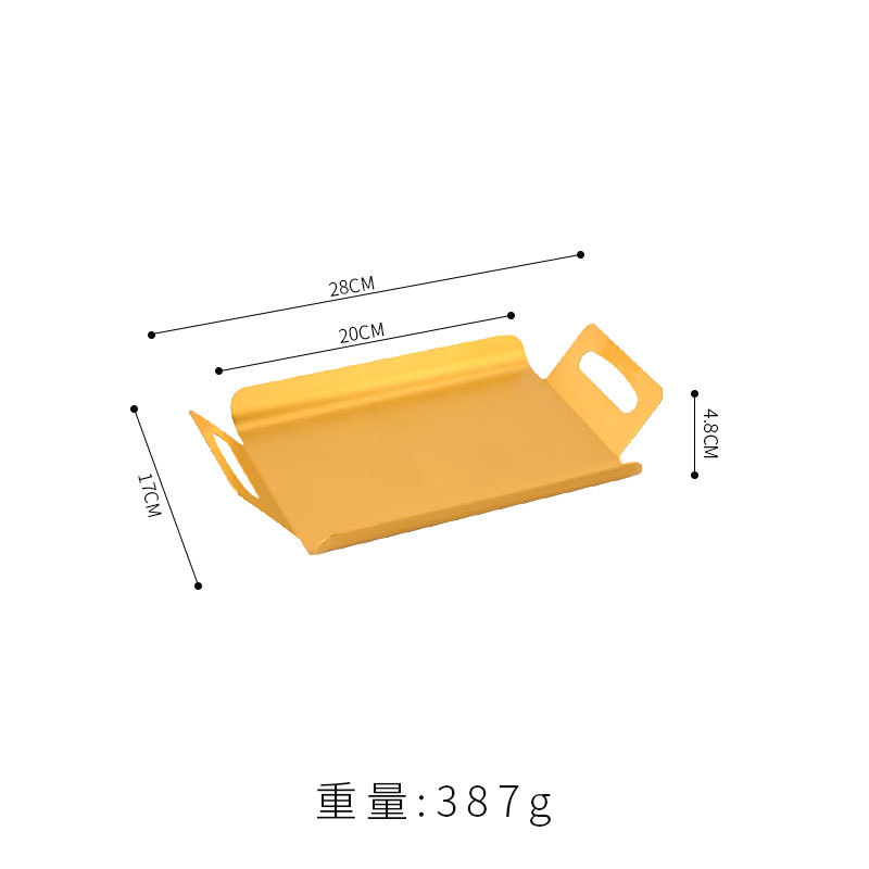 28x17cm double-handled serving plate (gold)