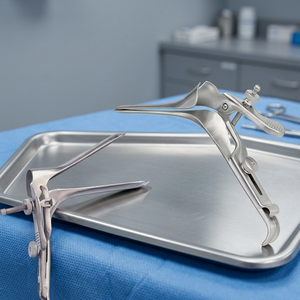 Spéculum vaginal Cusco en acier inoxydable, instrument chirurgical gynécologique manuel, certifié CE, classe I, certifié ISO13485, 1 an - Product Image 5