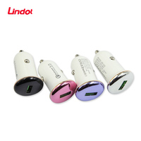 Adaptor pengisi daya mobil, item tersedia di AS Cargador Para Auto QC3.0 18w 5V 3A pengisi daya USB pengisian cepat