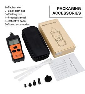 विजेता 6236p संपर्क 1-19999 आरपीएम या गैर-संपर्क 2.5-99999 आरपीएम लाइन स्पीड ऑटो रेंज 1-99999 40ma डिजिटल टैकोमीटर मीटर - Product Image 6