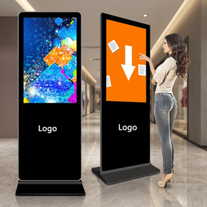 Hiseeview - Pizarra Interactiva para Interiores de 43 Pulgadas, Pantalla Táctil LED, Kiosco con 20 Puntos de Contacto, Señalización Digital con Soporte de Piso - Product Image 1