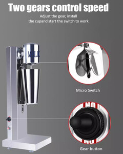Tek kafa ticari paslanmaz çelik Milk Shake Maker mikser elektrikli <span class=keywords><strong>Milkshake</strong></span> makinesi için milkmilk - Product Image 6