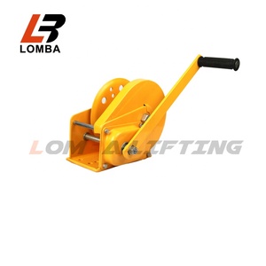 1200 1800 2600LBS Robuste Treuil Manuel avec Câble Métallique Galvanisé ou <span class=keywords><strong>Sangle</strong></span> - Product Image 2