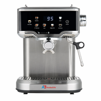 Cafetera Espresso Anbolife de 20 Bares con Pantalla Táctil a Color, Vaporizador de Leche para Café Helado, Barista en Casa, OEM