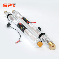Tubo láser SPT CO2 30W-150W con módulo láser de puntero rojo para corte por láser