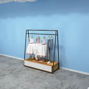 Children's Clothing Store Center Island Display Rack Children's Clothing Store Shelves Mother And Baby Store Display Cabinets