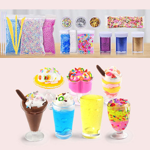 Juego de lirios Diy para niños, accesorios para rebanadas de frutas, animales marinos, Bola de burbujas, lentejuelas, juguete - Product Image 3