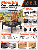 Fabricant de grills à charbon de bois offrant des services OEM et d'étiquetage privé avec toutes les tailles de plateaux sur commande