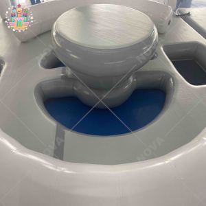 Plataforma Flotante Inflable para <span class=keywords><strong>Piscina</strong></span> o Playa, Marca NOVA, Diseño Personalizado de Fábrica, con Techo de PVC - Product Image 5