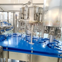 1000BPH 500ML glazen fles alcoholvulfles- en aluminiumafsluitmachine, geschikt voor wijn-, champagne- en waterafvullijnen
