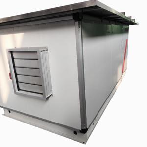 เครื่องปรับอากาศอุตสาหกรรมรุ่น DX ซีรีส์ AHU ได้รับการรับรองมาตรฐาน ISO แบบขยายความเย็นโดยตรง พร้อมมอเตอร์ไร้แปรงถ่าน ใช้สารทำความเย็น R410A ประหยัดพลังงานระดับ J - Product Image 1