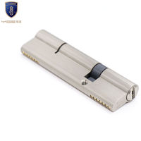 Cylindre de serrure de porte double ouverture en nickel cuivre zinc de haute qualité avec clés pour kit de serrure de porte et accessoires de quincaillerie – Vente en gros