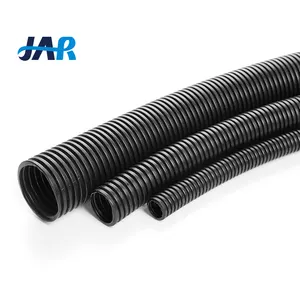 JAR free samples plastic electrical corrugated tube conduit pipes ROHS PE nylon flexible conduit