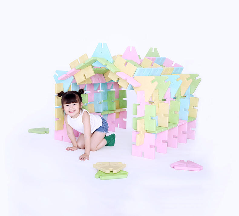 60pcs ensemble de bloc de construction en plastique