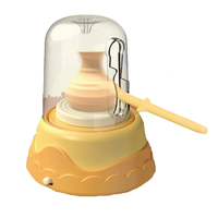 Machine à poterie manuelle en plastique 2026, très populaire – Machine artisanale de peinture et de modelage en argile polymère DIY pour enfants de 5 à 7 ans