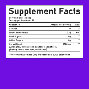 Thé détox en sachets ODM 28 jours, complément alimentaire favorisant la perte de poids et stimulant le système immunitaire pour adultes - Product Image 2