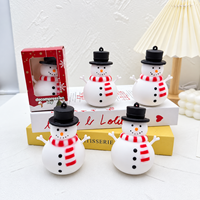 En gros Jouet Squishy Bonhomme de Neige de Noël en TPR souple, sensoriel anti-stress à presser, idéal pour cadeau de fête et petit cadeau de Noël, design 3D