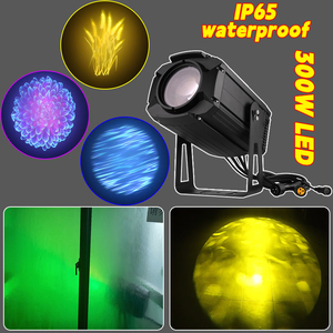 โกโบโปรเจ็คเตอร์ปรับแต่งได้, โปรเจ็คเตอร์ Gobo ซูม300วัตต์กันน้ำโลโก้ IP65ไฟสถาปัตยกรรม - Product Image 2