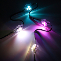 SHIJI moderno impermeable al aire libre 30mm LED punto fuente de luz SMD5050 RGB 24V LED Pixel luz para el hogar