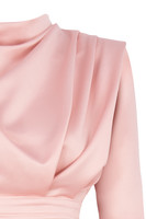 Robe plissée irrégulière à manches longues pour femmes, ceinture, tenue de soirée, nouvelle mode, été,