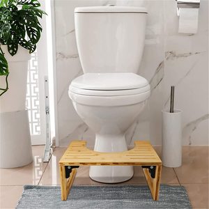 Chống Táo Bón Thoải Mái Squat Aid Phân Có Thể Gập Lại Không Trượt Nhà Vệ Sinh Bước Phân Tre Tự Nhiên Có Thể Gập Lại Nhà Vệ Sinh Phân - Product Image 3