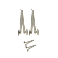 Charnière de bureau à ouverture frontale en laiton antique plaqué sur mesure, accessoires de quincaillerie en acier inoxydable pour meubles