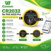 Pile bouton au lithium 3V avec languettes à souder, remplacement pour Pax A920 et A920 Pro CR1616 CR2025 CR2032, batterie de secours interne