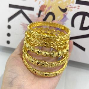 JXX Fashion Agate Geometric Trendy <b>24K</b> <b>Gold</b> Plated Bangles & <b>Bracelets</b> Unisex Jewelry - Product Image 3