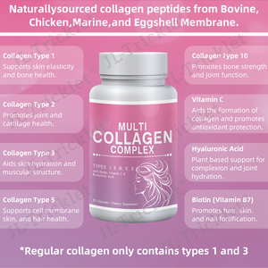Julong Levering Oem/Odm Private Label Supplement Multi Collageen <span class=keywords><strong>Capsules</strong></span> <span class=keywords><strong>Pure</strong></span> Collageen <span class=keywords><strong>Capsules</strong></span> Complex Multi Collageen Capsule - Product Image 6