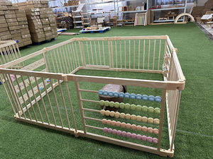 Bambini divisorio <span class=keywords><strong>8</strong></span> lati pieghevole box in legno per il bambino - Product Image 5