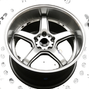 Nouvelle conception T5R 2P <span class=keywords><strong>Jantes</strong></span> en alliage de <span class=keywords><strong>18</strong></span> <span class=keywords><strong>pouces</strong></span> pour voiture, à cinq branches, pour véhicules de tourisme avec PCD de 100 mm, autres roues - Product Image 2