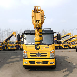 Camion léger avec grue articulée montée sur camion et accessoire tarière pour l'installation de poteaux électriques – Vente directe usine - Product Image 5
