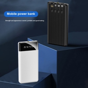 Cargador Portátil de Emergencia Universal de Buena Calidad, 20000 mAh, con 4 Cables Integrados, Carga Rápida para Teléfono Móvil - Product Image 3