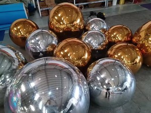 Vente flash - Ballons gonflables brillants de grande taille, de bonne qualité et abordables, en argent, lisses et brillants, pour la décoration d'événements en extérieur et en intérieur - Product Image 6