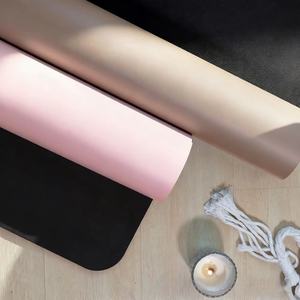 Tapis de yoga portable en caoutchouc naturel antidérapant de forme ovale nude de 5 mm d'épaisseur, écologique, avec logo personnalisé en couleur, vegan, en forme de pilule - Product Image 5