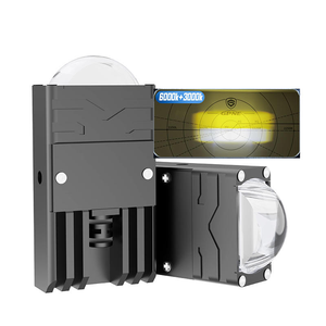 Le plus récent Mini projecteur LED lentille avant gril lumières pour camion Super lumineux double couleur feux <span class=keywords><strong>de</strong></span> croisement et Spot/brouillard/faisceau <span class=keywords><strong>de</strong></span> conduite - Product Image 1