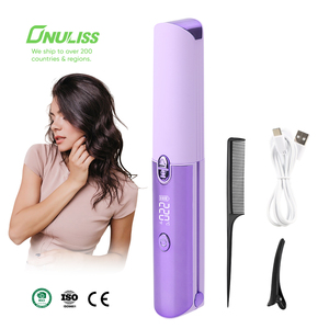 Fers à lisser de voyage en gros, outils chauds portables, mini lisseur sans fil, lisseur volumisant sans fil à haute chaleur - Product Image 4