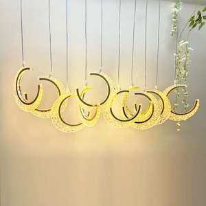 Luci di luna bagliore in acrilico per luci di ricevimento di nozze festa decorazione evento festa nuziale - Product Image 6