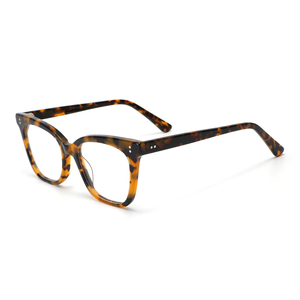 Gafas cuadradas <span class=keywords><strong>Retro</strong></span> Para hombre y mujer, anteojos con montura, gafas ópticas de acetato para ordenador - Product Image 4