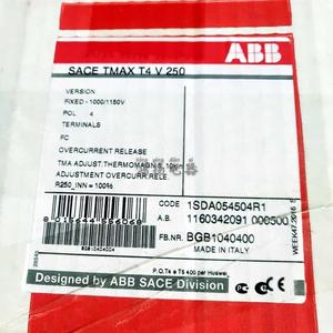 A B B SACE T4V250 TMD R250 <span class=keywords><strong>FFCL</strong></span> 4P - Product Image 3