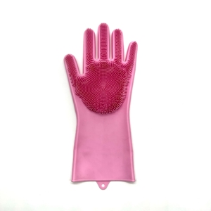 Gants de nettoyage en silicone réutilisables, épaisseur moyenne, résistants à la chaleur, pour laver la vaisselle - Product Image 2