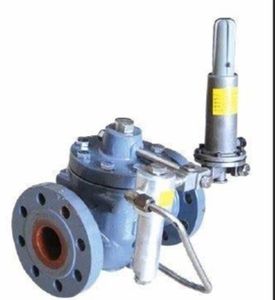 Vanne à boisseau sphérique pilotée Fisher EZR avec régulateur de pression de gaz, corps en aluminium/acier inoxydable pour la dessupérieurchauffage - Product Image 2