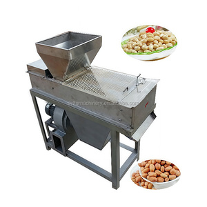 Venta caliente de acero inoxidable multifuncional utilizado en la industria de cultivos agrícolas máquina peladora de piel peladora de maní tostado de maíz - Product Image 2